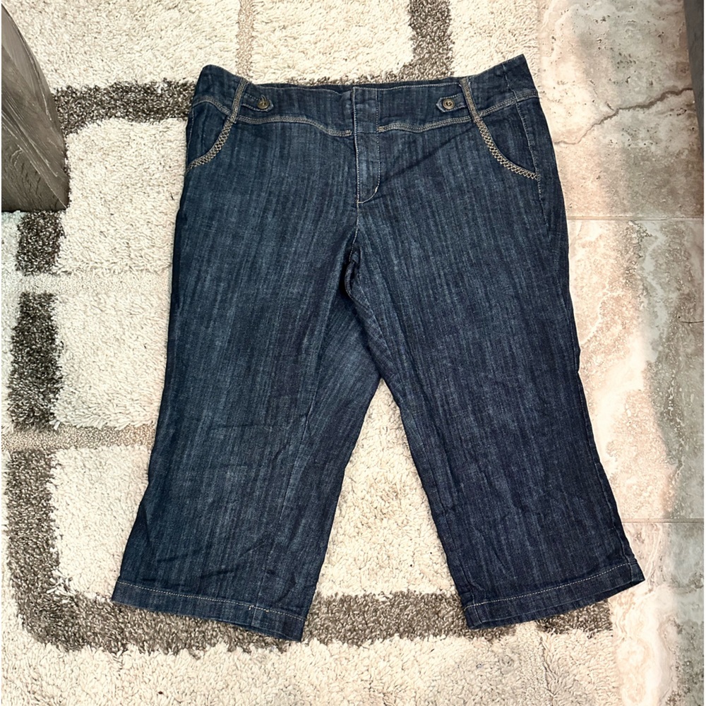 Roz & Ali Dark Blue Women's Jeans